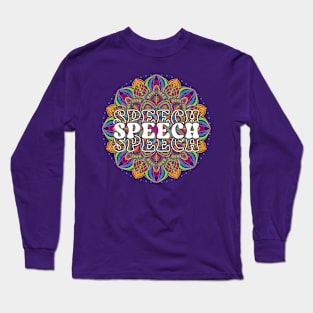 Speech Therapist, Speech language pathology, SLP, SLPA Mandala Long Sleeve T-Shirt